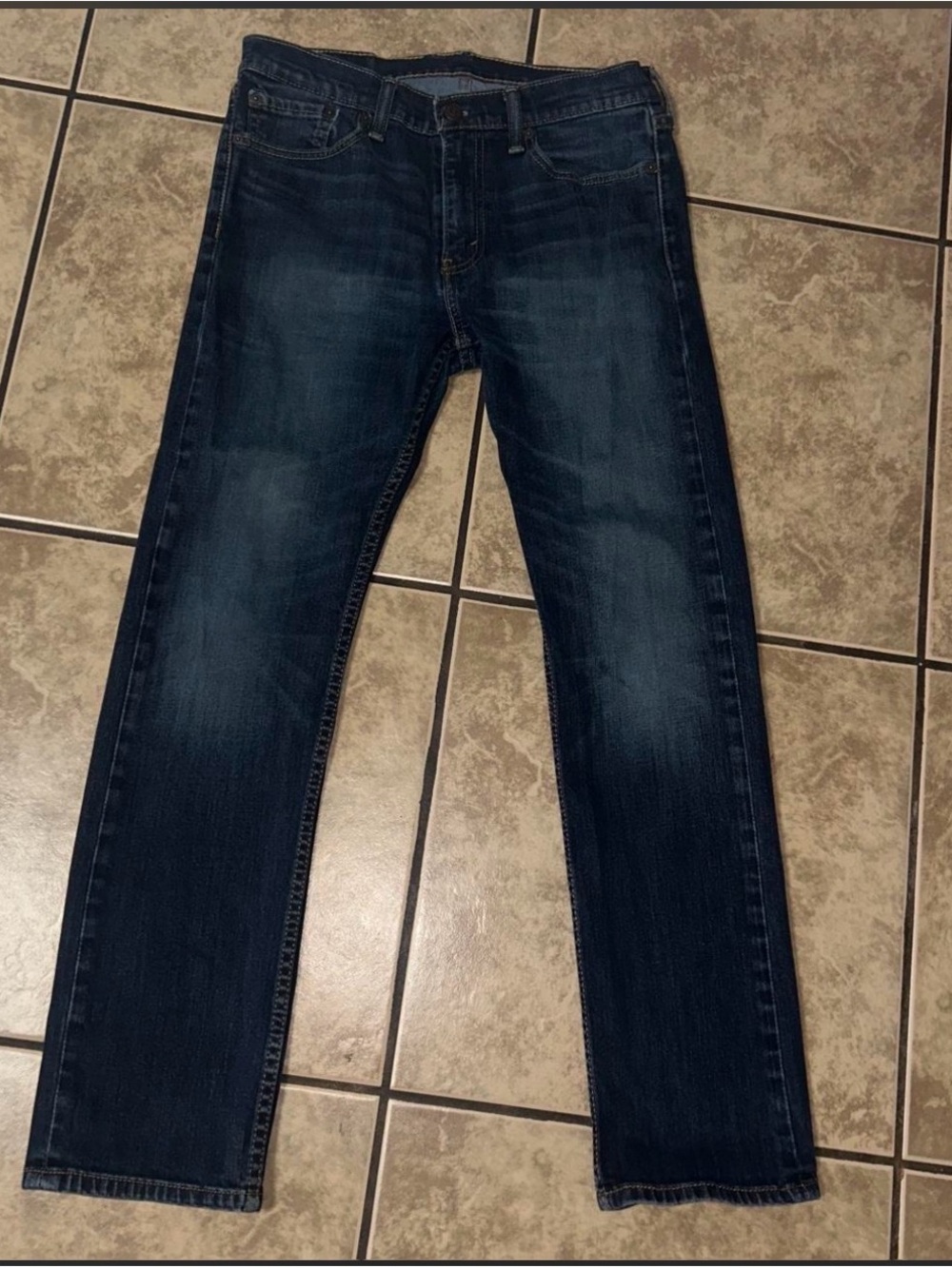 Levi’s Men's Dark Blue Slim Straight Jeans size31x30